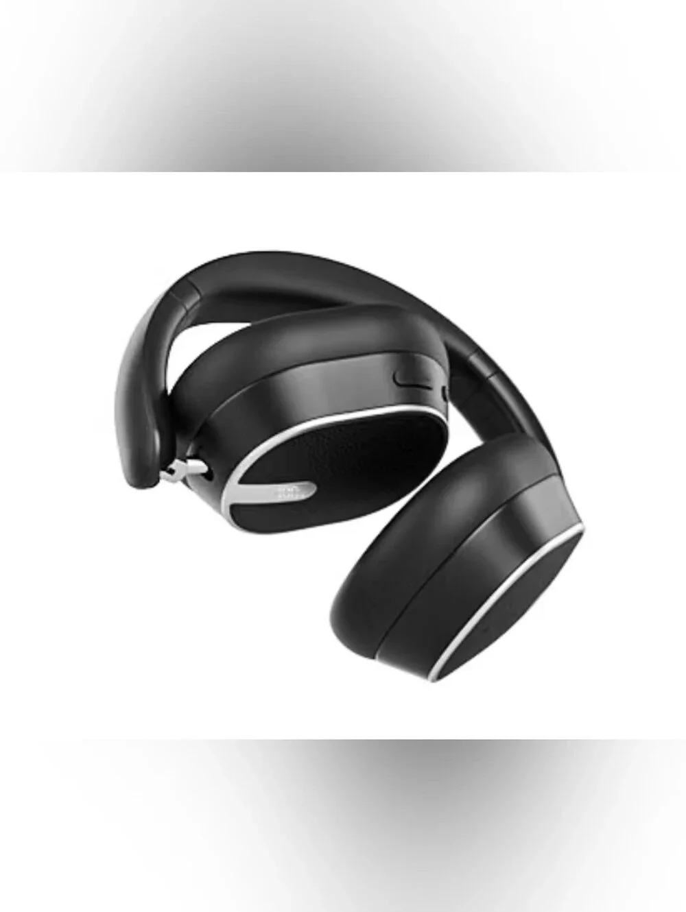 Wireless Black Over-Ear Headphones with ANC and Digital Display